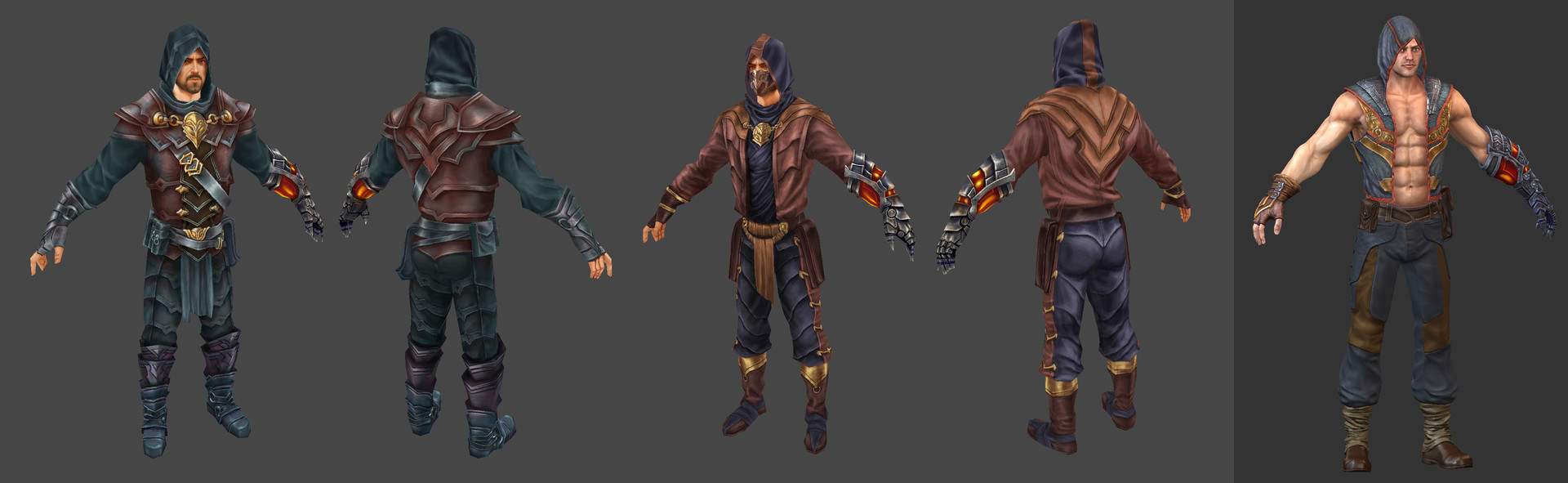ArtStation - Characters from Running Shadow mobile game